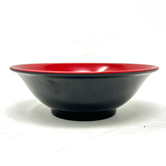 紅黑湯碗 - Black & Red Melamine Bowl 7" Deep