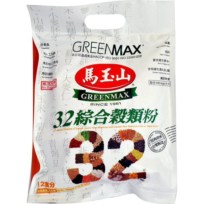 馬玉山32味綜合穀類粉 - Greenmax SC/Bag 32 Multi Grains Cereal 12-ct