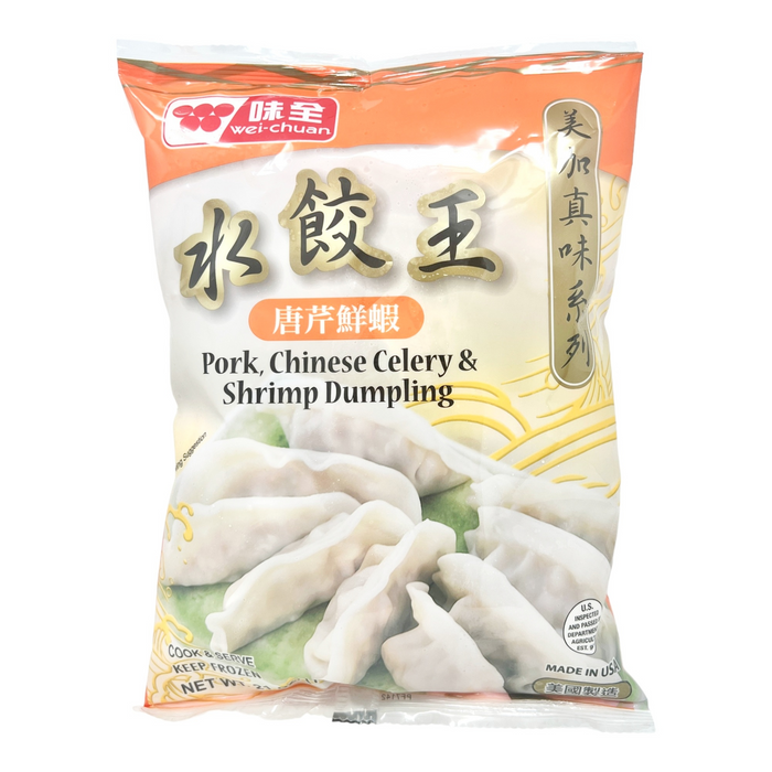味全唐芹鮮蝦水餃 - Wei Chuan Deluxe Pork, Celery & Shrimp Dumpling