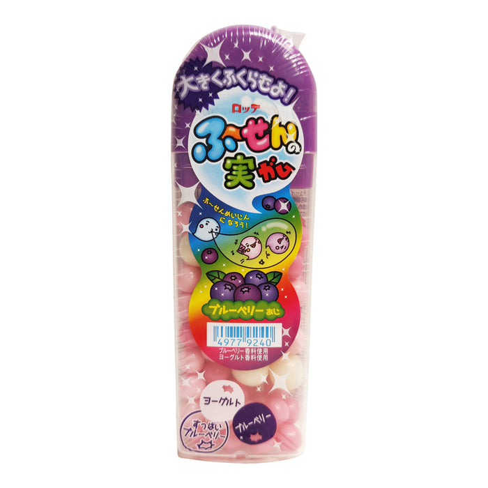 樂天口香糖藍莓 - Lotte Bubble Gum Blueberry 35g