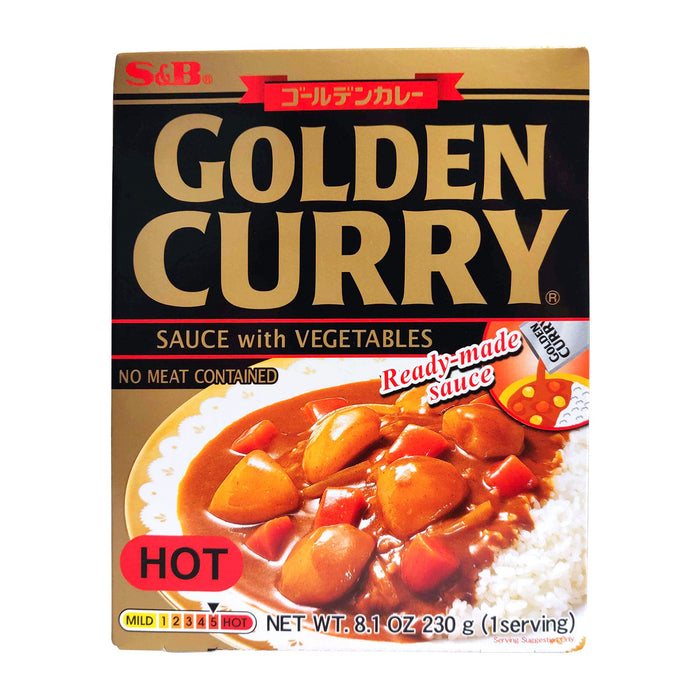 愛思必金牌咖哩即食包 - S&B Golden Curry Sauce Hot 230g