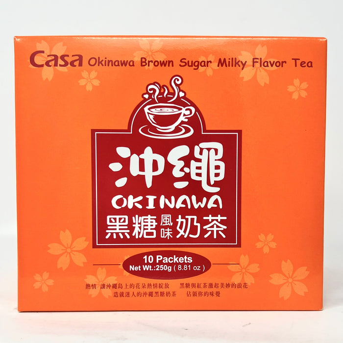 卡薩黑糖風味奶茶 - Casa Milky Flavor Tea Okinawa 10-ct