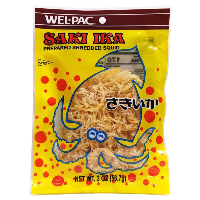 日本魷魚絲 - Wel-Pac Saki Ika Shredded Squid Snack 2oz