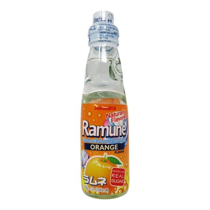 日本彈珠汽水(橘子) - Sangaria Ramune Marble Soft Drink Orange