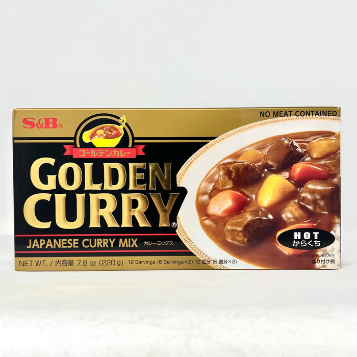 愛思必金牌咖哩塊(辣味) - S&B Golden Curry Sauce Mixed Hot 240g