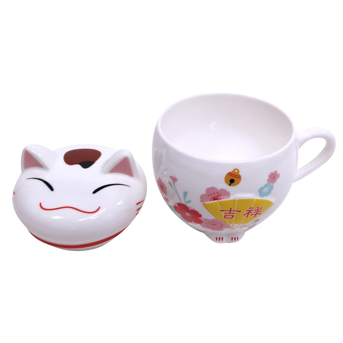 日本福運杯(含蓋) - Cat Cup w/Lid 8oz