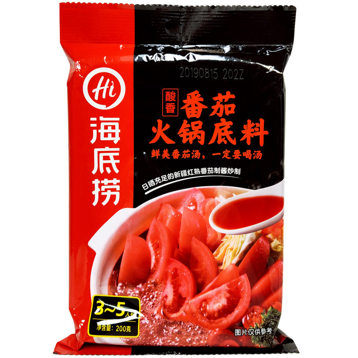 海底撈鍋底(蕃茄) - Lao Pai Hot Pot Tomato Soup Base 200g