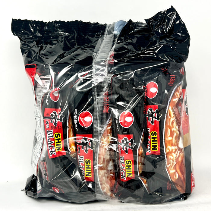 農心牛骨湯黑辛拉麵 - Nongshim Black Shin Spicy Ramen Noodle 4-ct