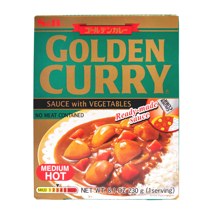 愛思必金牌咖哩即食包 - S&B Golden Curry Sauce M/Hot 230g