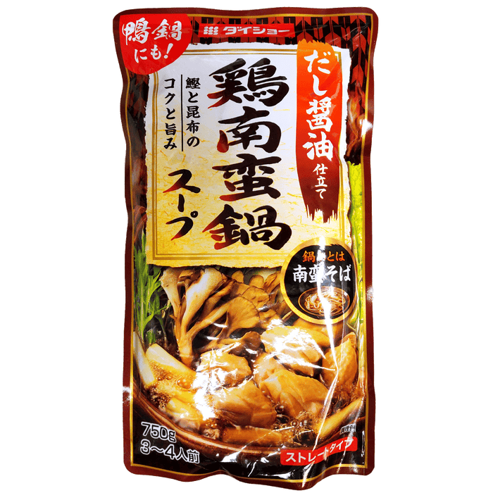 日本鍋底(海南雞) - Daisho Torinanban Nabe Chicken Soup Base 750g