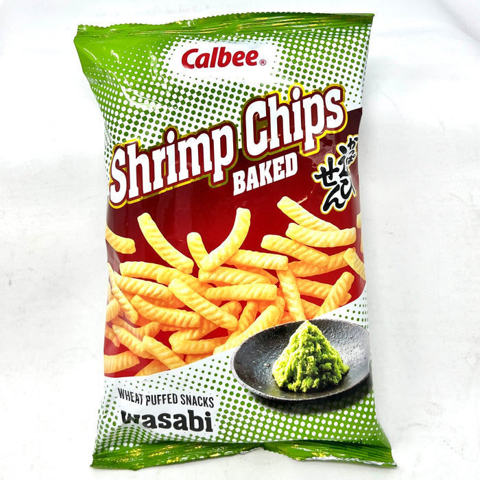 日本卡樂B蝦條 - Calbee Shrimp Chips Wasabi 4oz