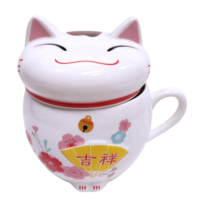 日本福運杯(含蓋) - Cat Cup w/Lid 8oz