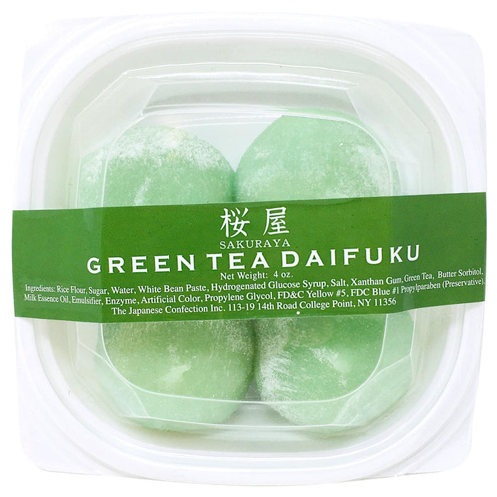 櫻屋抹茶大福 - Sakuraya Green Tea Daifuku 4-ct