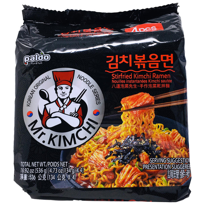 八道泡菜先生乾拌麵 - Paldo Mr. Kimchi Kimchi Ramen Soup 4-ct