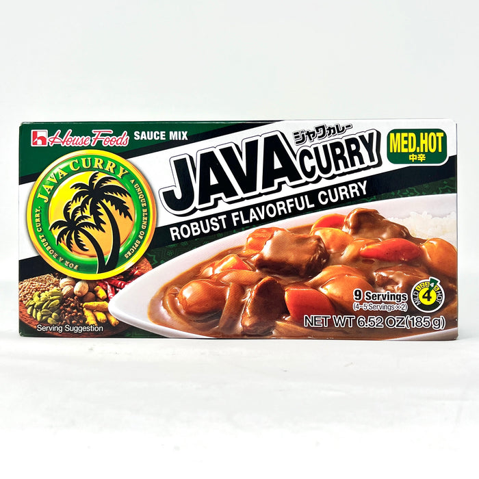 日本爪哇咖哩塊（中辛） - Java Curry Sauce Mixed M.Hot 185g