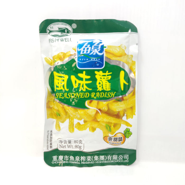 魚泉風味蘿蔔 - Yu Quan Seasoned Radish 5-ct