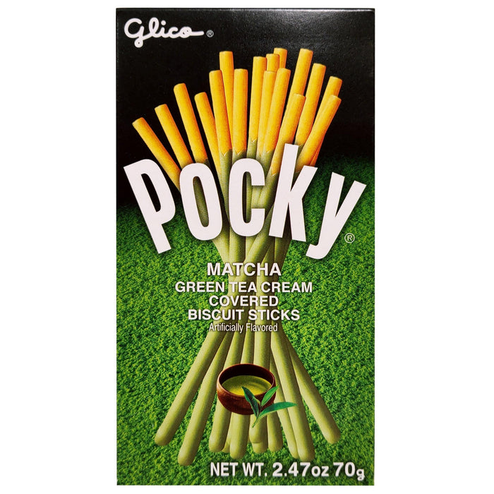 百吉抹茶餅乾 - Pocky Matcha Green Tea Biscuit Stick 2-ct