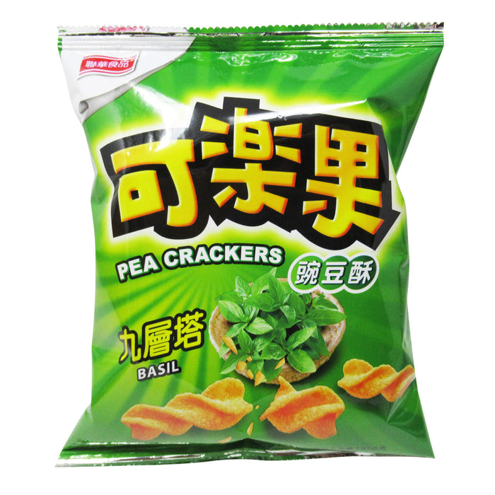 聯華可樂果(九層塔) - Lianhwa Pea Cracker Basil 57g