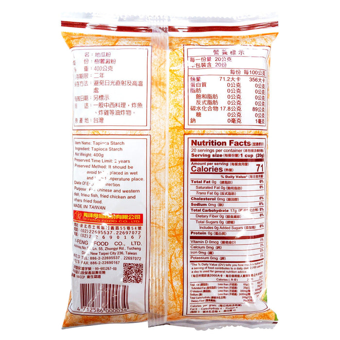 義峰地瓜粉 - Yi-Feng Tapioca Starch 400g