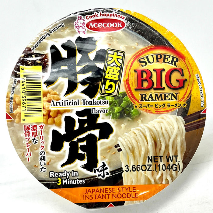 日本大盛豚骨泡麵 - Japanese Acecook Super Big Ramen Tonkotsu