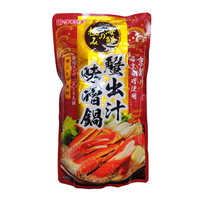 日本鍋底(蟹汁味噌) - Daisho Crab Miso Hot Pot Soup Base 1.65lbs