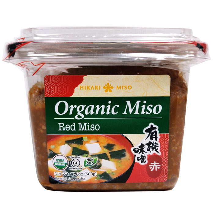 日本喜康瑞有機味噌紅 - Japanese Hikari Organic Red Miso Paste 500g