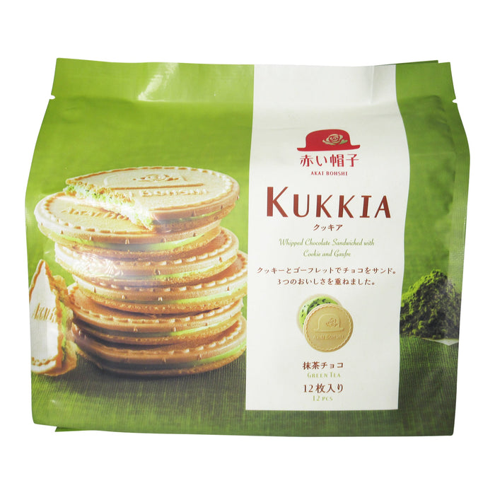 紅帽法式餅抹茶 - Tivoli Kukkia Matcha Cookies 12-ct