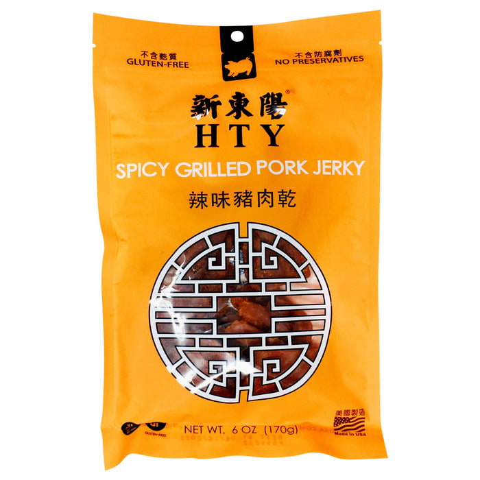新東陽辣豬肉乾辣 - HTY Pork Jerky Spicy 170g