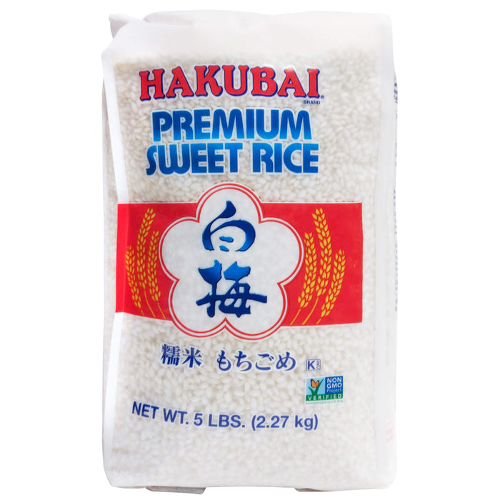 日本白梅糯米 - Japanese Hakubai Sweet Mochi Rice 5 lbs