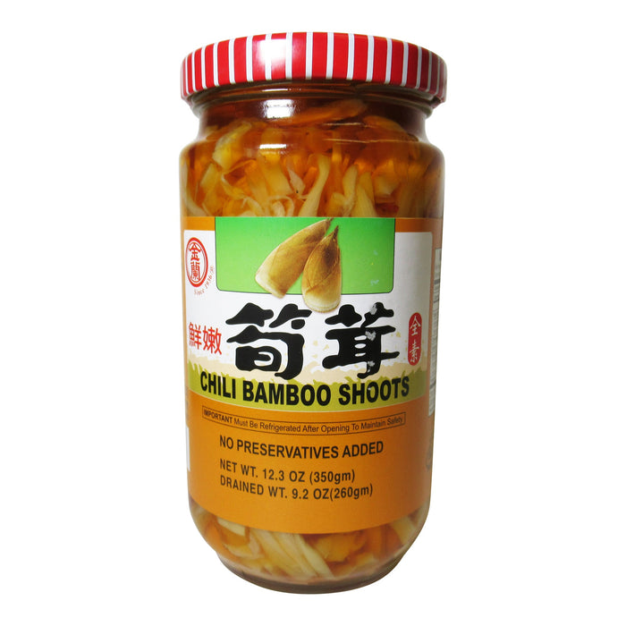 金蘭醬瓜(筍茸) - Kimlan Chili Bamboo Shoots 350g