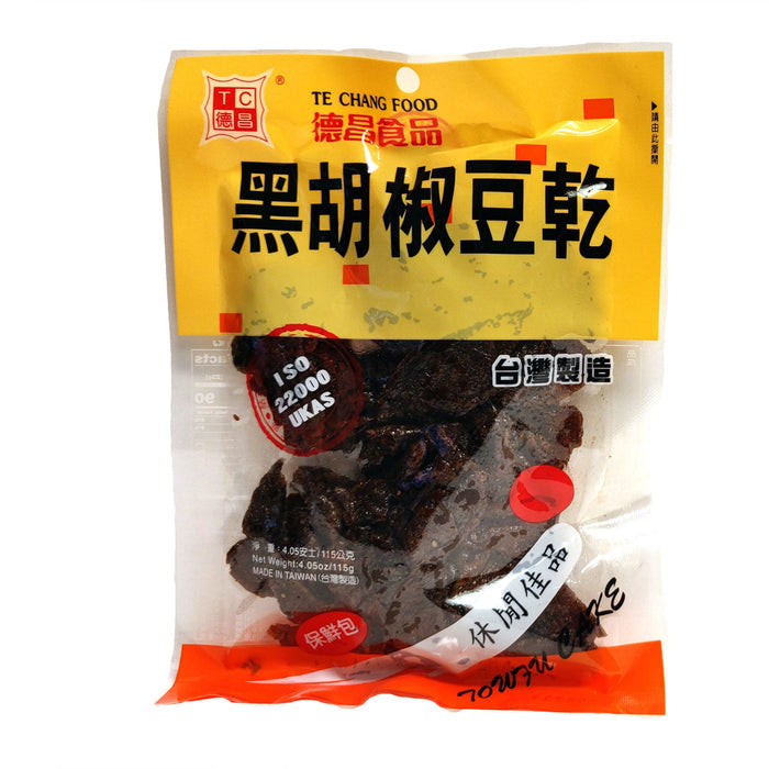 德昌黑胡椒豆干 - Te Chang Black Pepper Tofu Cake 115g