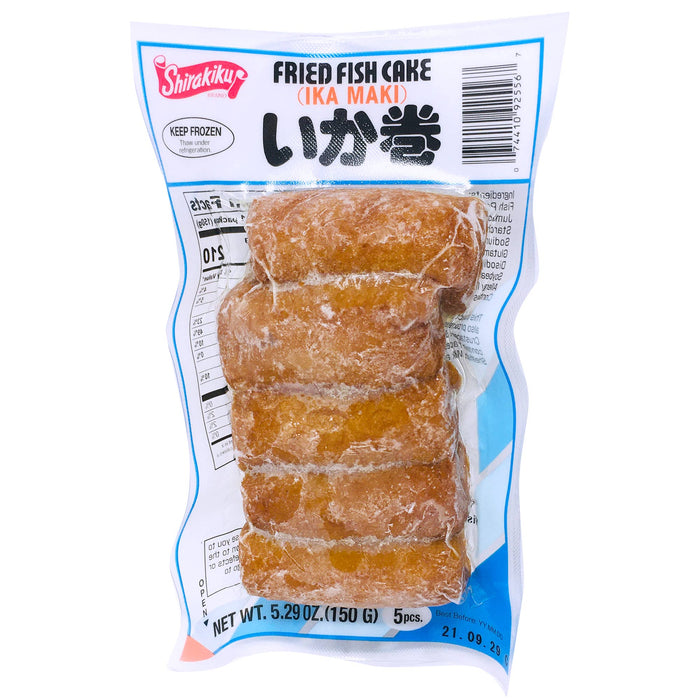 日本魚板 (魷魚) -  Shirakiku Ika Maki Squid Fish Cake 5-ct
