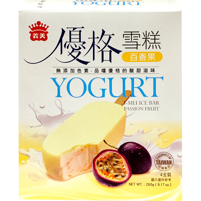 義美冰棒(百香果優格) - IMEI Ice Cream Bar Passion Fruit Yogurt 4-ct