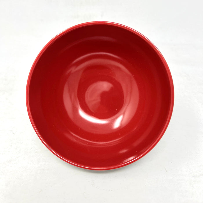 紅黑湯碗 - Black & Red Melamine Bowl 4.5" Deep