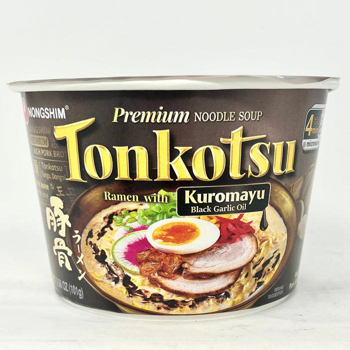 農心黑蒜豚骨濃湯麵 - Nongshim Tonkotsu Black Garlic Big Bowl EA