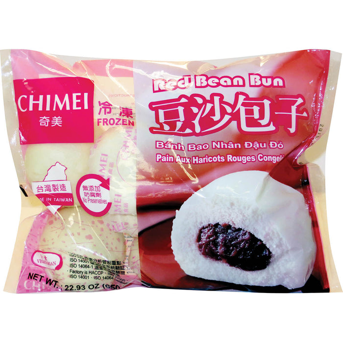 奇美豆沙包 - Taiwanese Chimei Frozen Red Bean Bun 10-ct