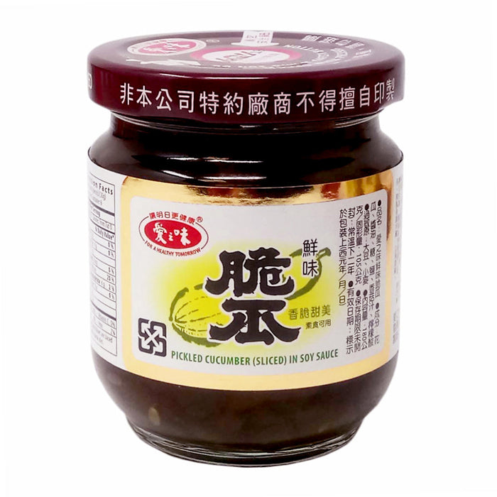 愛之味脆瓜 - Taiwanese AGV Pickled Cucumber In Soy Sauce 180g