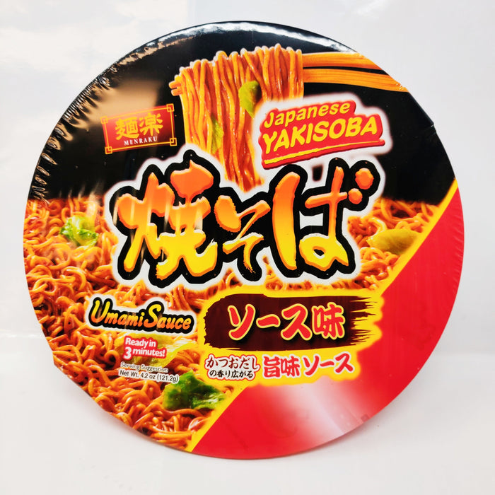 日本麵樂旨味醬油鐵板麵 - Menraku Umami Sauce Yakisoba Noodle