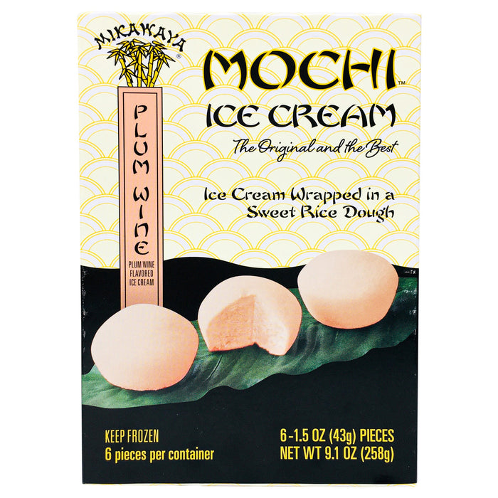 三河屋冰麻糬(梅酒) - Mikawaya Plum Wine Mochi Ice Cream 6-ct