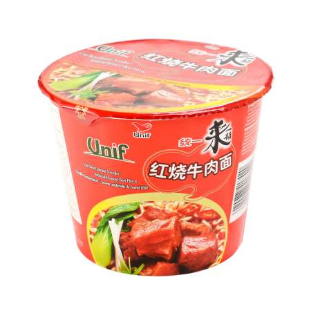 統一紅燒牛肉桶麵 - Tung-I Beef Flavor Noodles Bowl