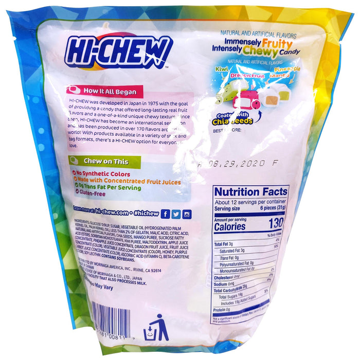 森永嗨啾軟糖 - Morinaga Hi Chew Fruit & Chewy Candy 72-ct