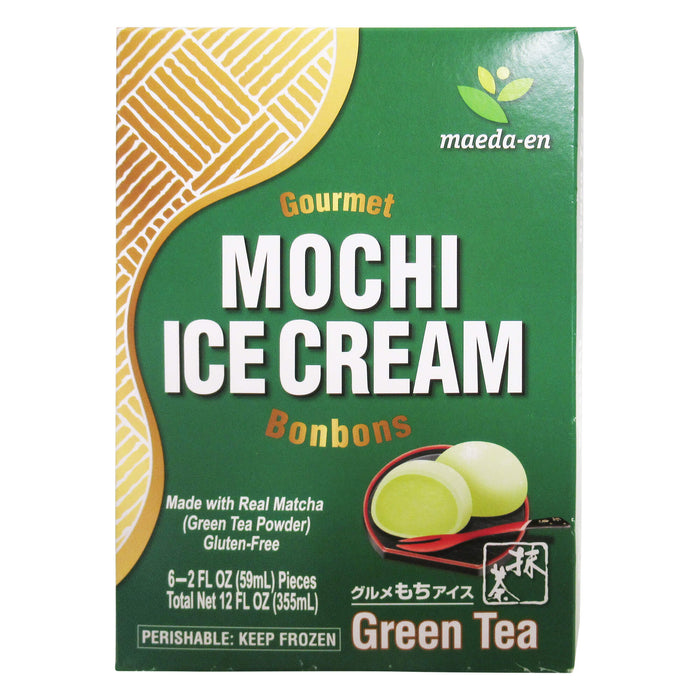 前田園冰麻糬(抹茶) - Maeda-En Green Tea Mochi Ice Cream 6-ct