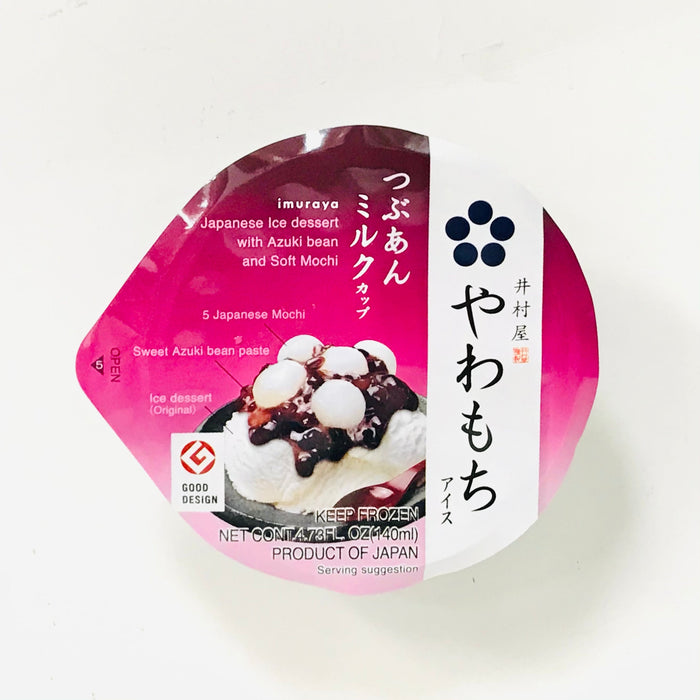 井村屋紅豆麻糬冰杯 - Imuraya Red Bean Milk Mochi Ice Cream Cup