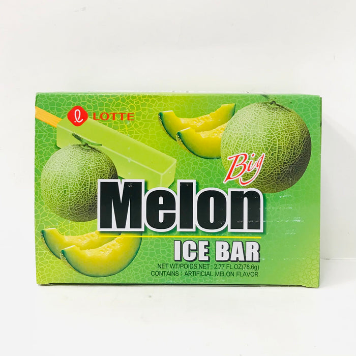 樂天冰棒(哈密瓜) - Lotte Melon Ice Cream 8-ct