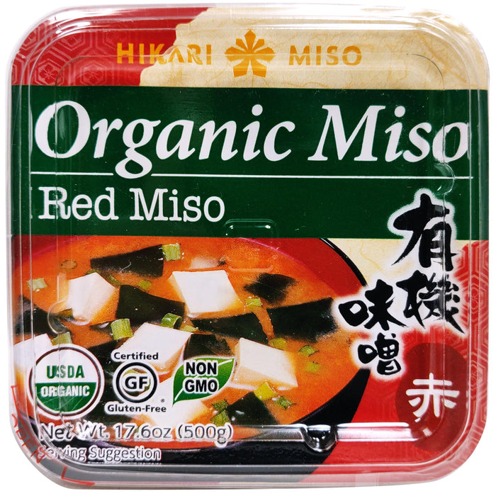 日本喜康瑞有機味噌紅 - JP Hikari Organic Red Miso Paste 500g