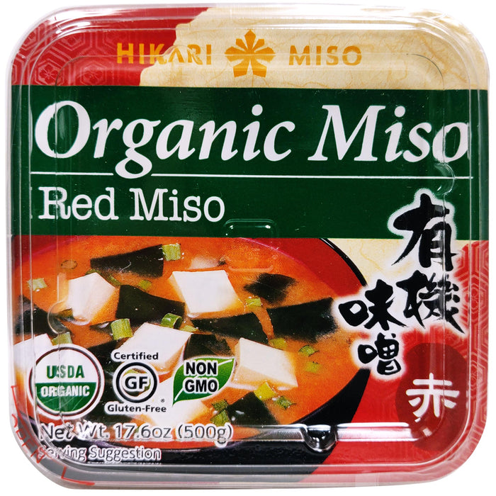 日本喜康瑞有機味噌紅 - Japanese Hikari Organic Red Miso Paste 500g