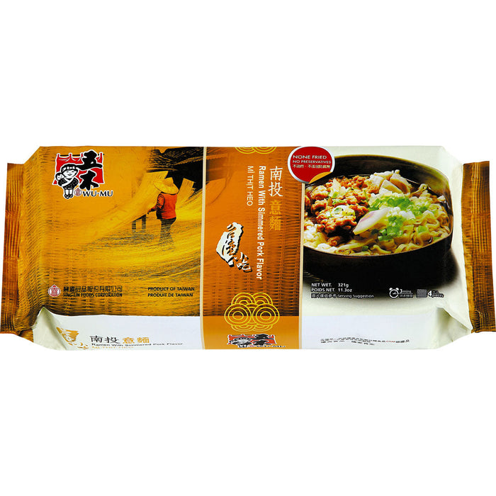 五木南投意麵 - Wu Mu Simmered Pork Noodles 4-ct