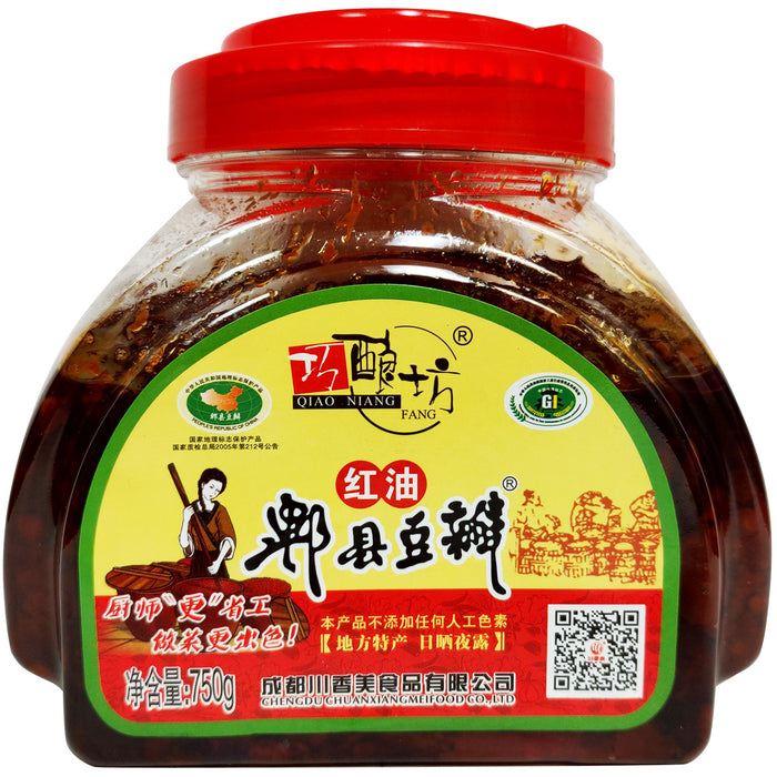 中國巧釀坊郫縣豆瓣醬 - Qiao Niang Broad Bean With Chili 750g