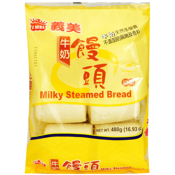 義美牛奶饅頭 - IMEI Steamed Milk Bun 6-ct