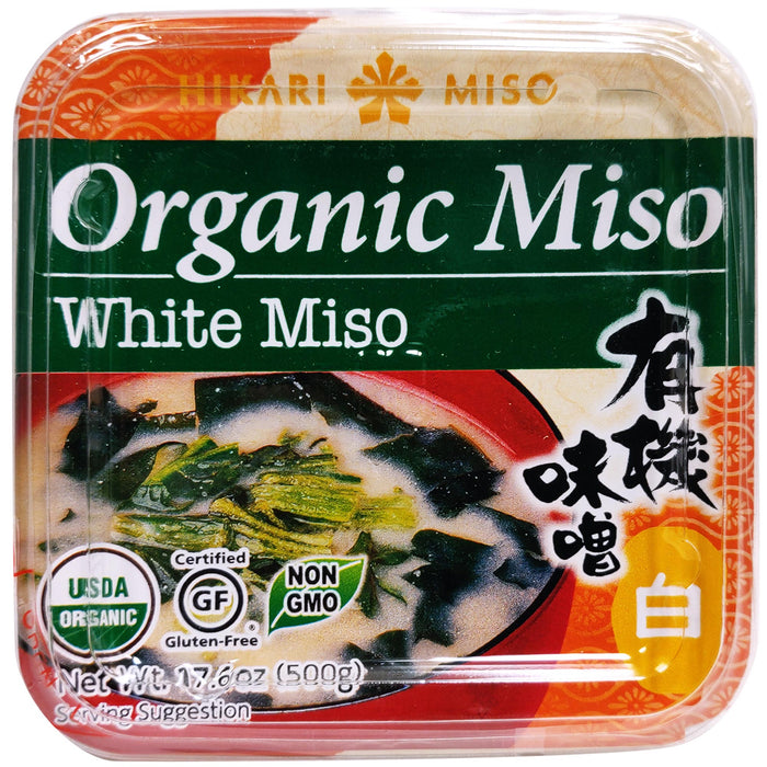 日本喜康瑞有機味噌白 - Japanese Hikari Organic White Miso Paste 500g